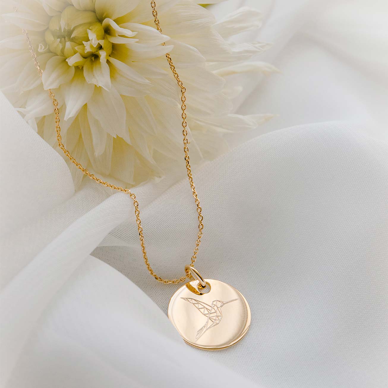 Médaille personnalisée Colibri 