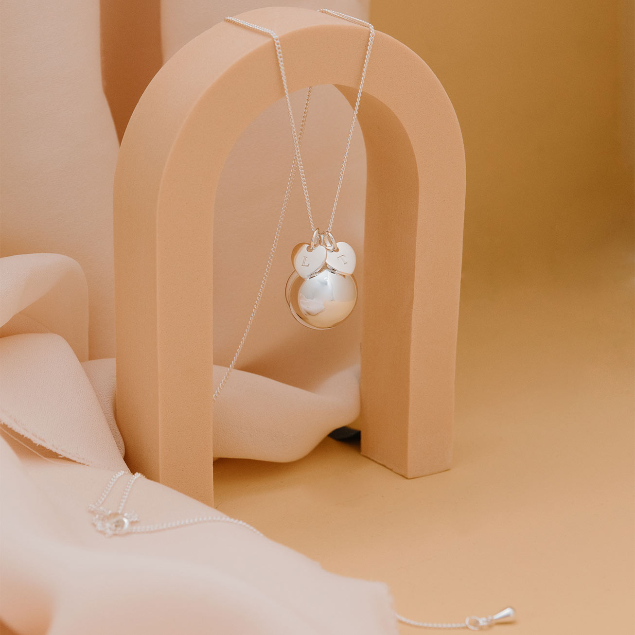 Bola de grossesse Aphrodite argent