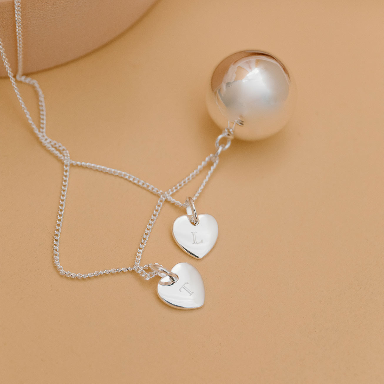 Bola de grossesse Aphrodite argent