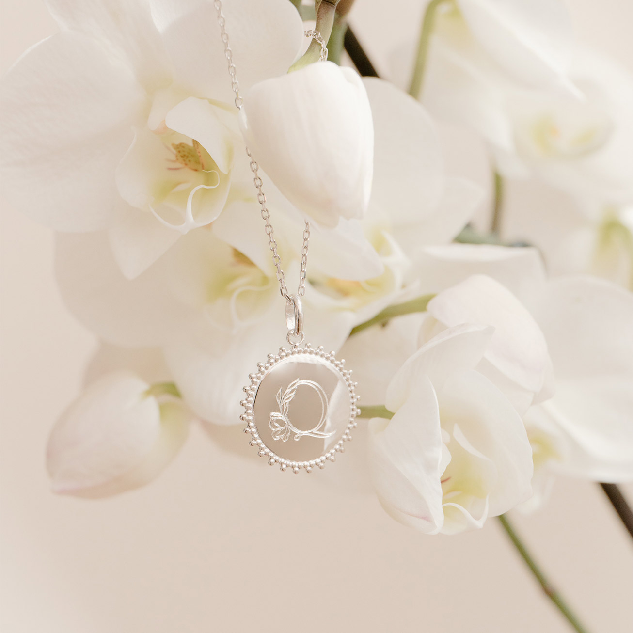 Collier soleil argent
