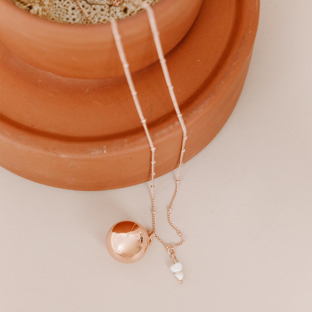 Bola de grossesse Alba rose