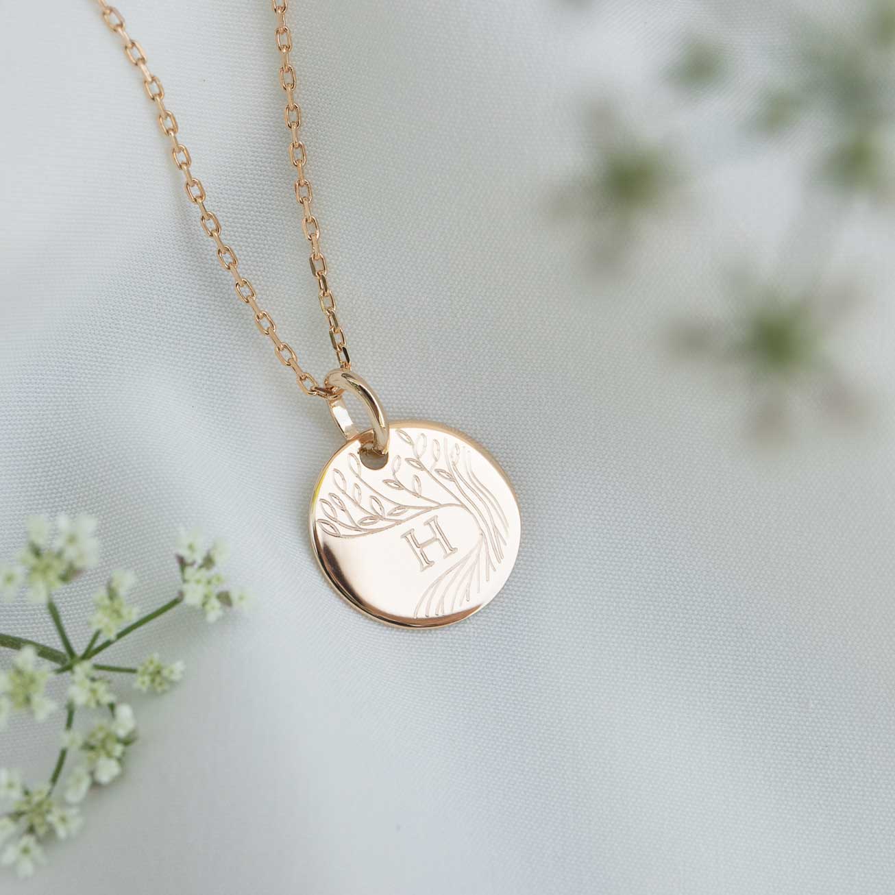 Médaille bapteme arbre de vie personnalisé