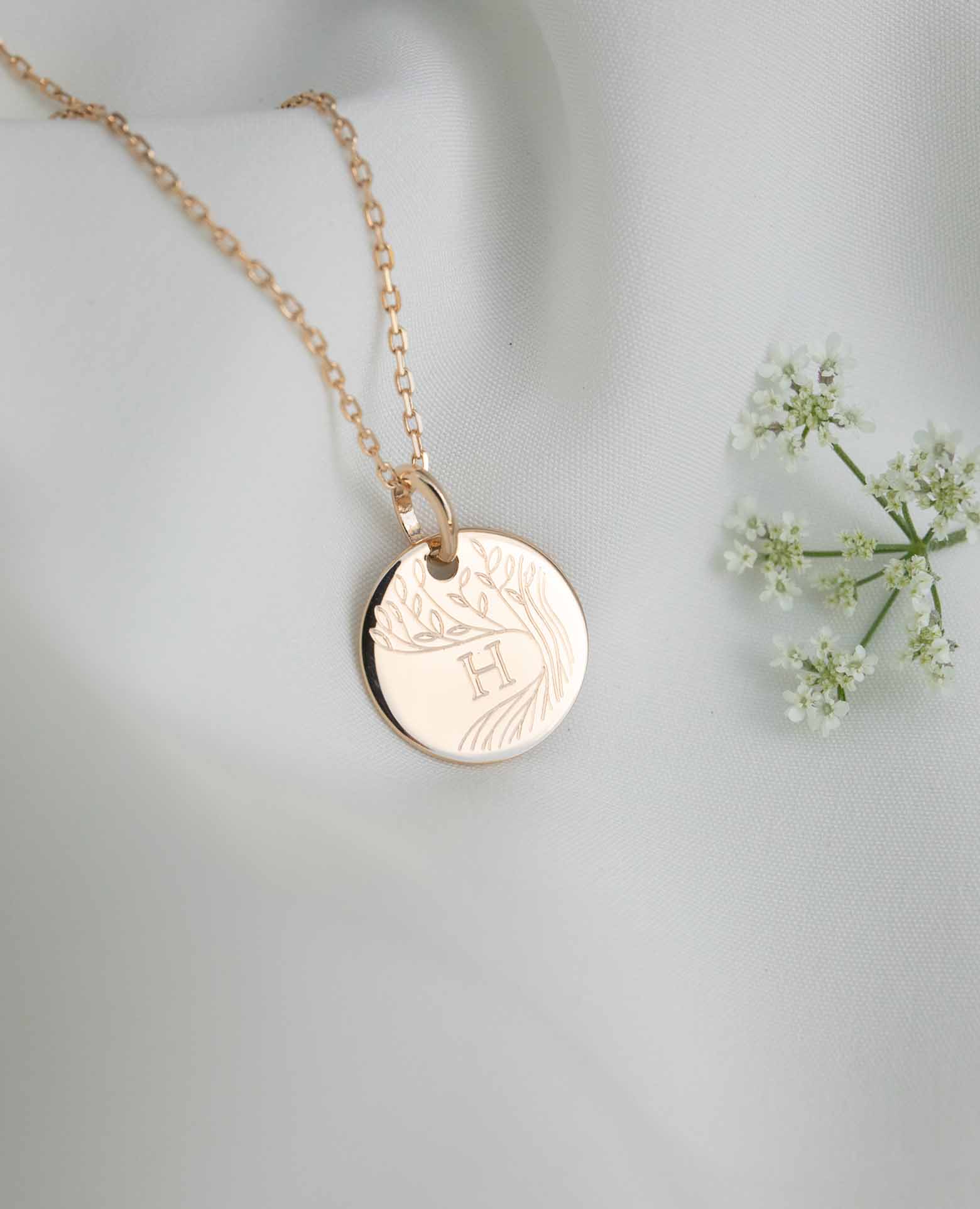 Médaille bapteme arbre de vie personnalisé