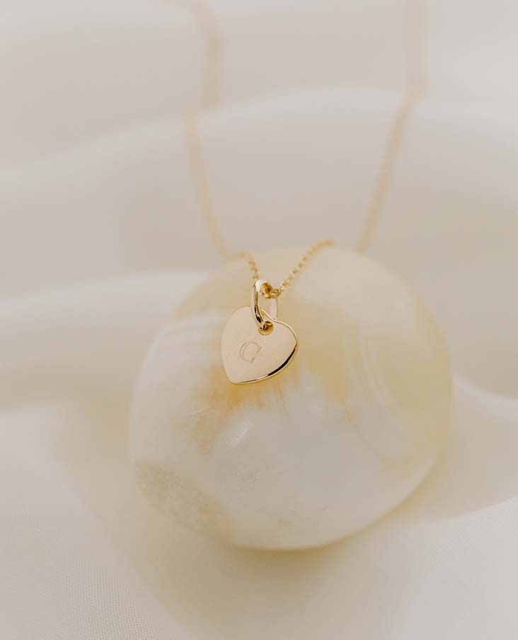 Collier enfant cœur personnalisé Lola