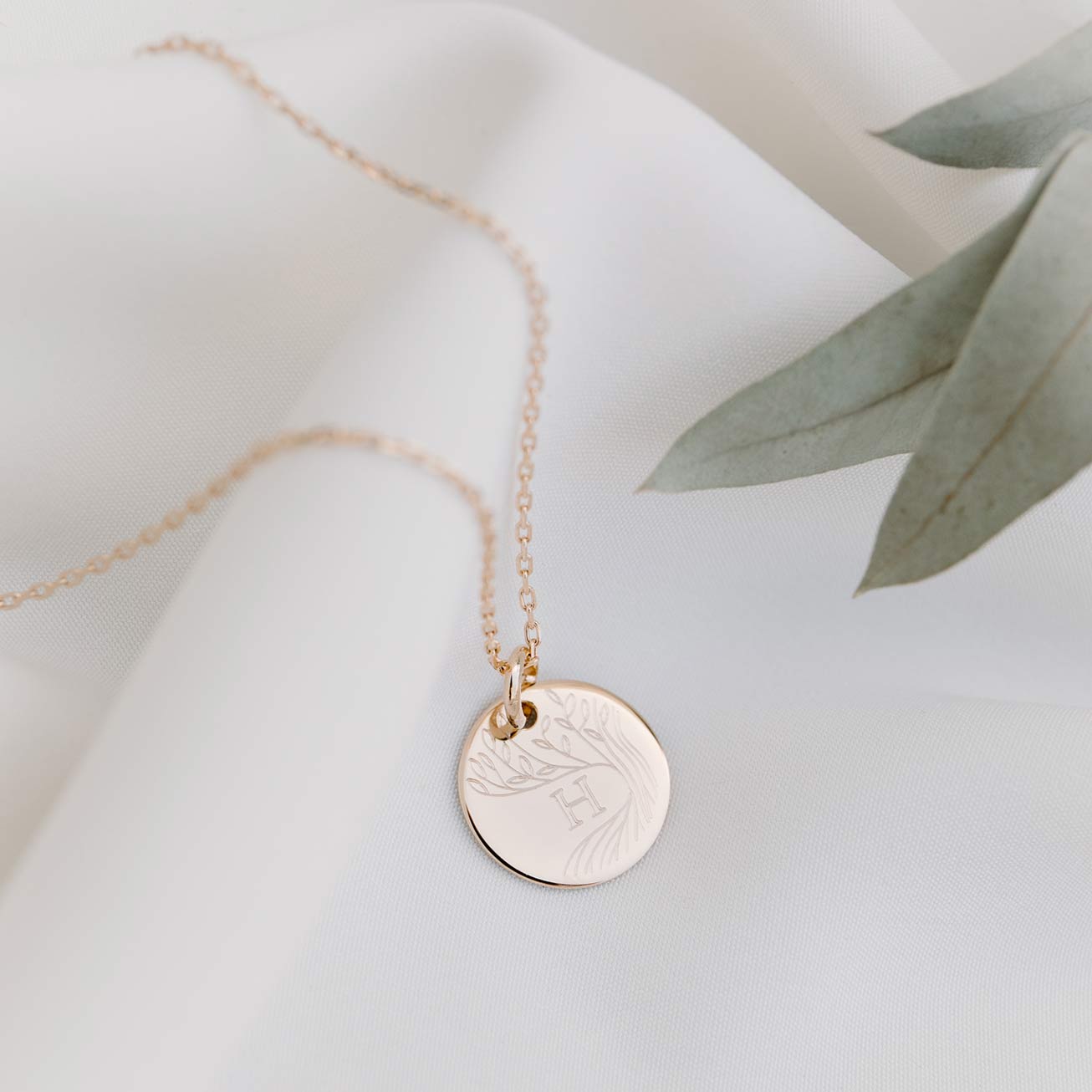 Médaille personnalisée enfant arbre de vie