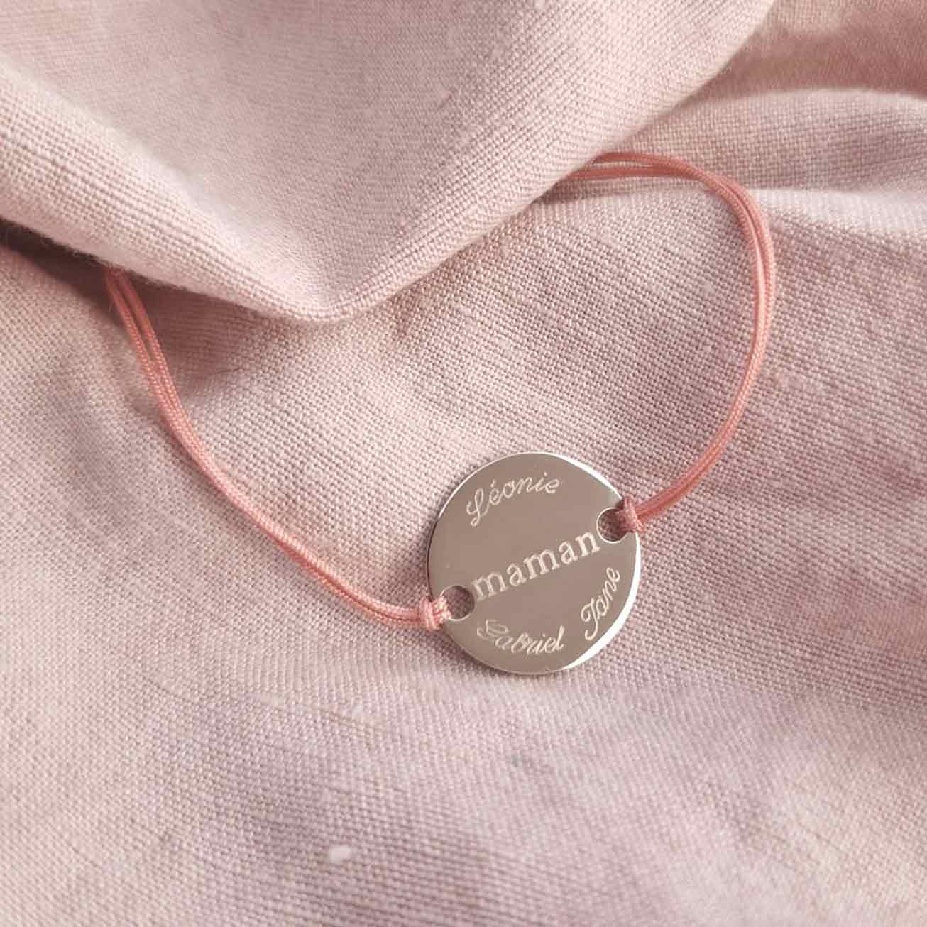 Bracelet maman prénoms personnalisés