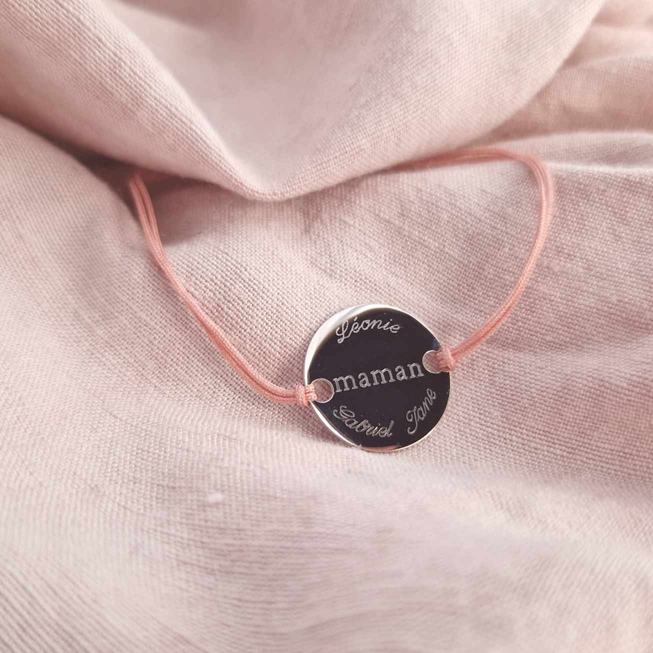 Bracelet maman prénoms personnalisés