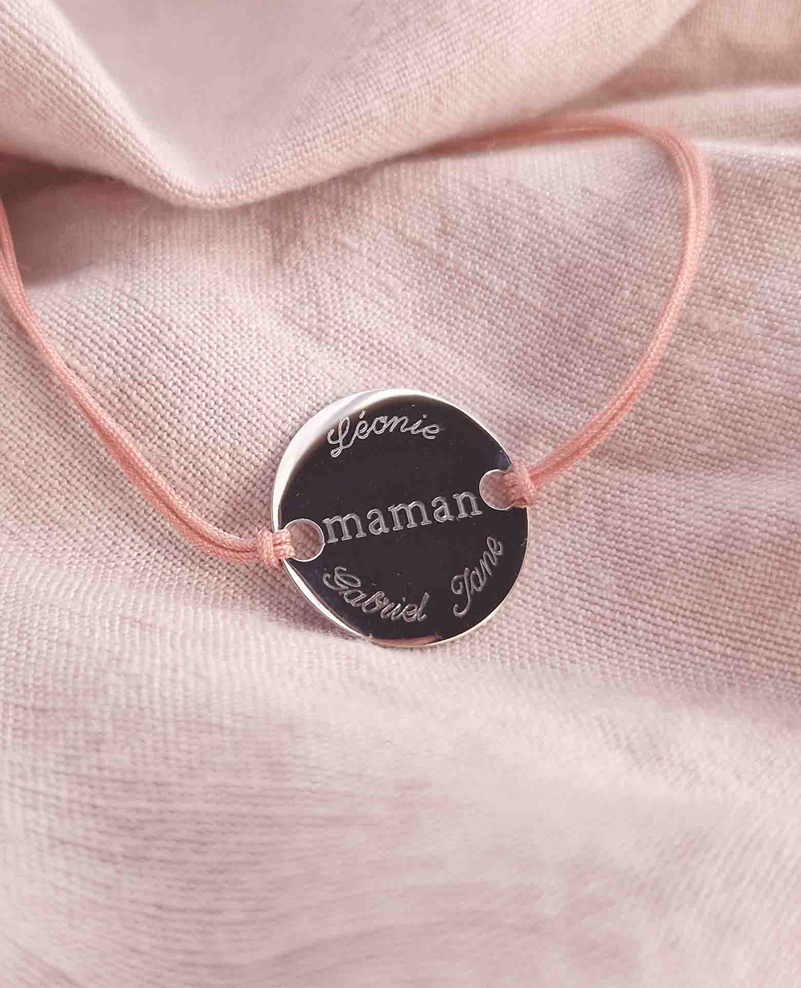 Bracelet maman prénoms personnalisés