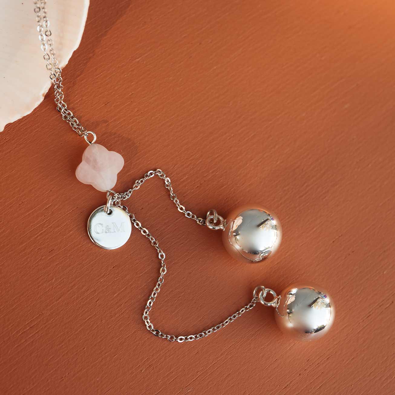 Bola jumeaux personnalisé argent 