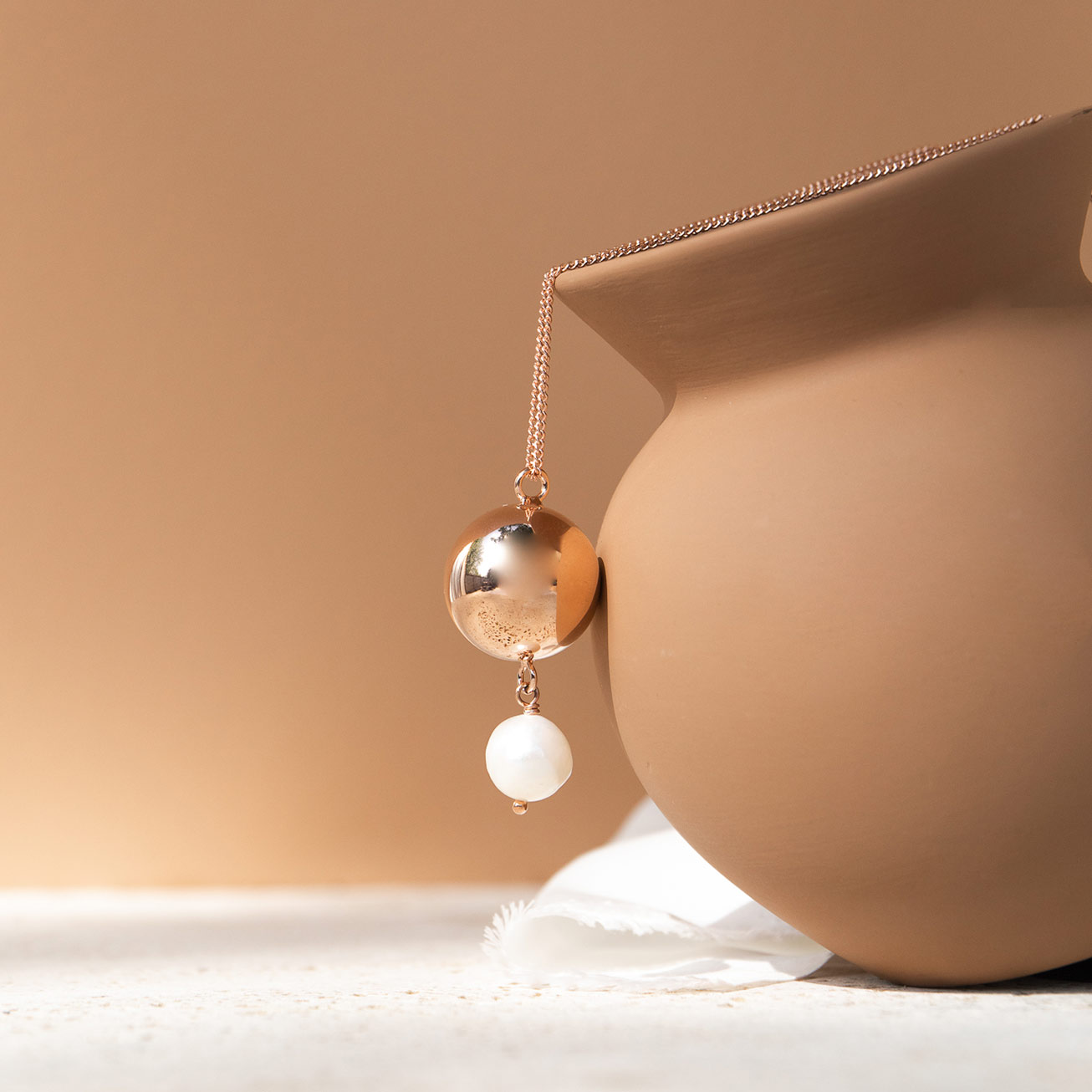 Collier de grossesse Diane rose
