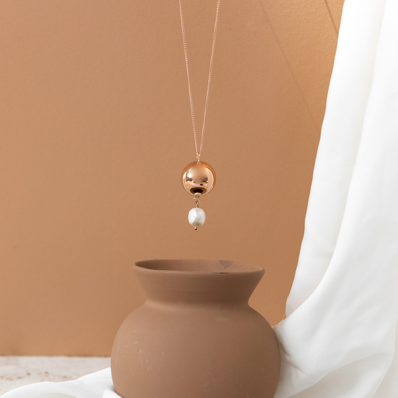 Collier de grossesse Diane rose