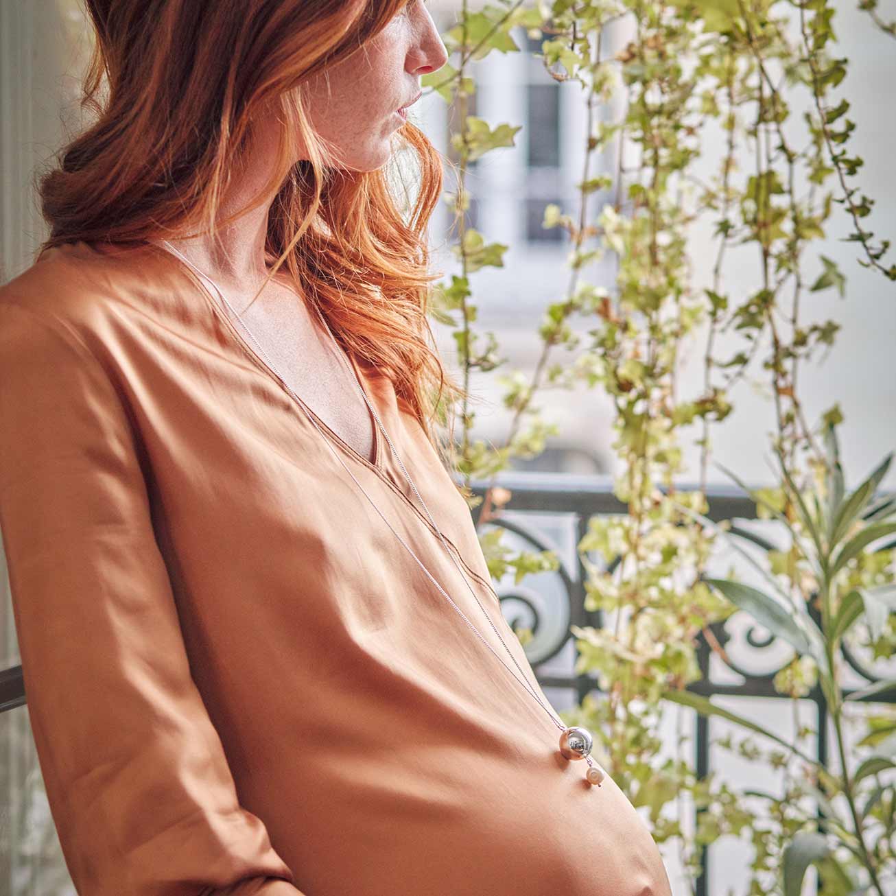 Bola de grossesse Diane Plaqué Argent