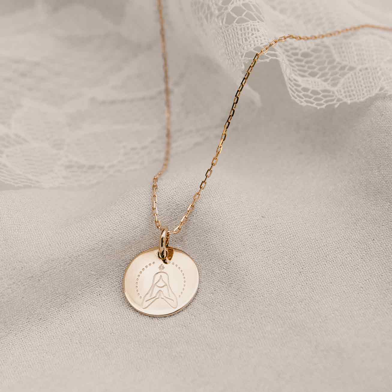 Médaille baptême <i>Vierge bienveillante</i>
