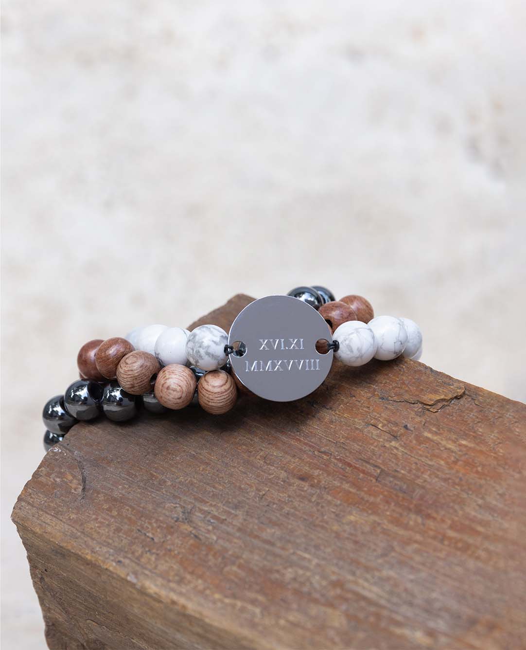 Trio bracelets personnalisés Papa <i>Le protecteur