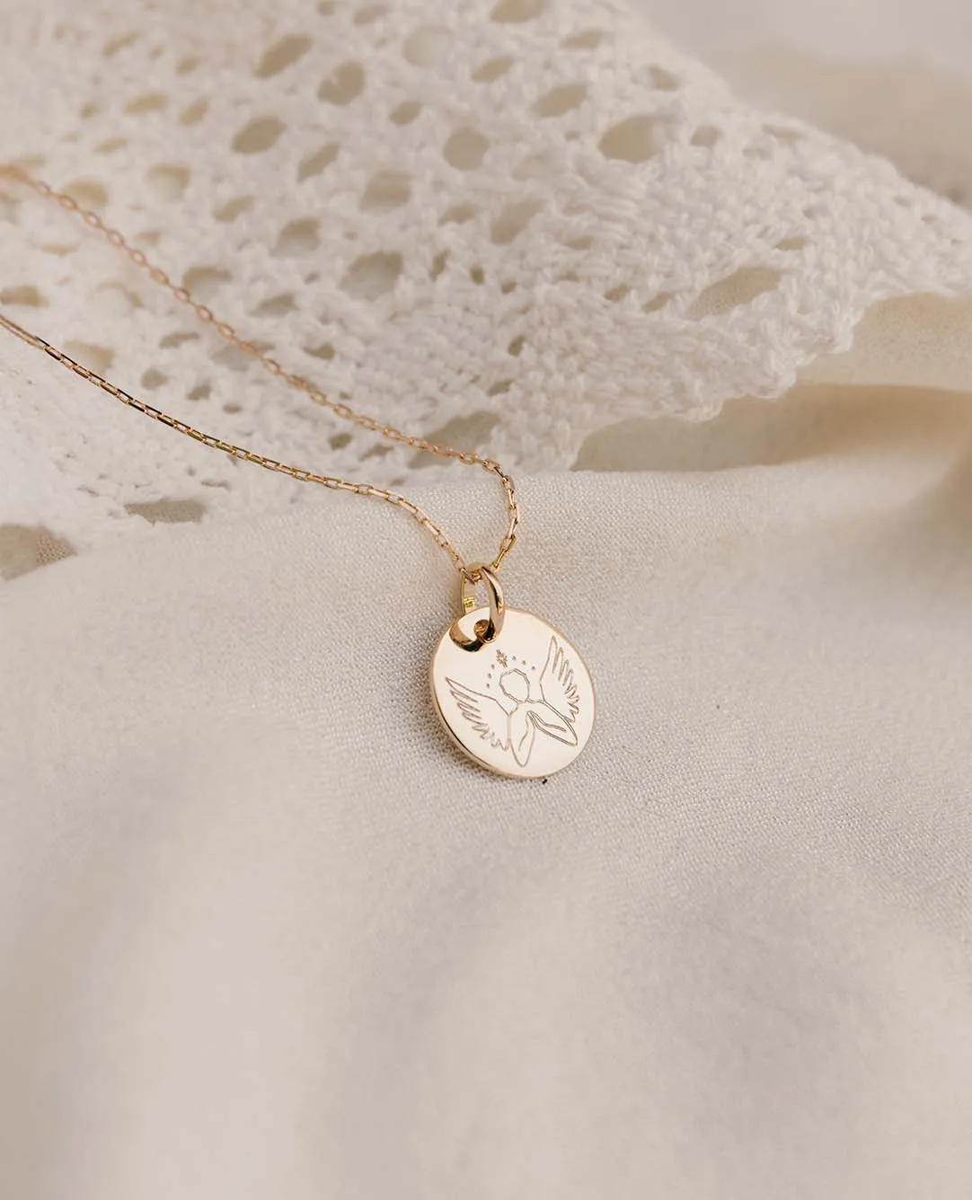 Médaille baptême <i>Ange bienveillant</i>