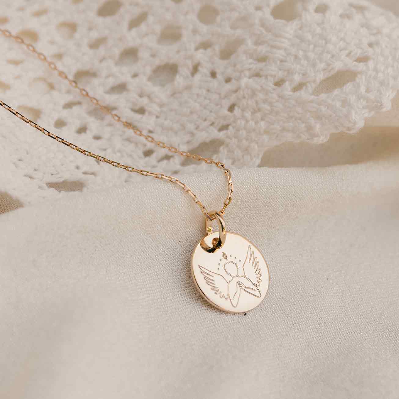 Médaille baptême <i>Ange bienveillant</i>