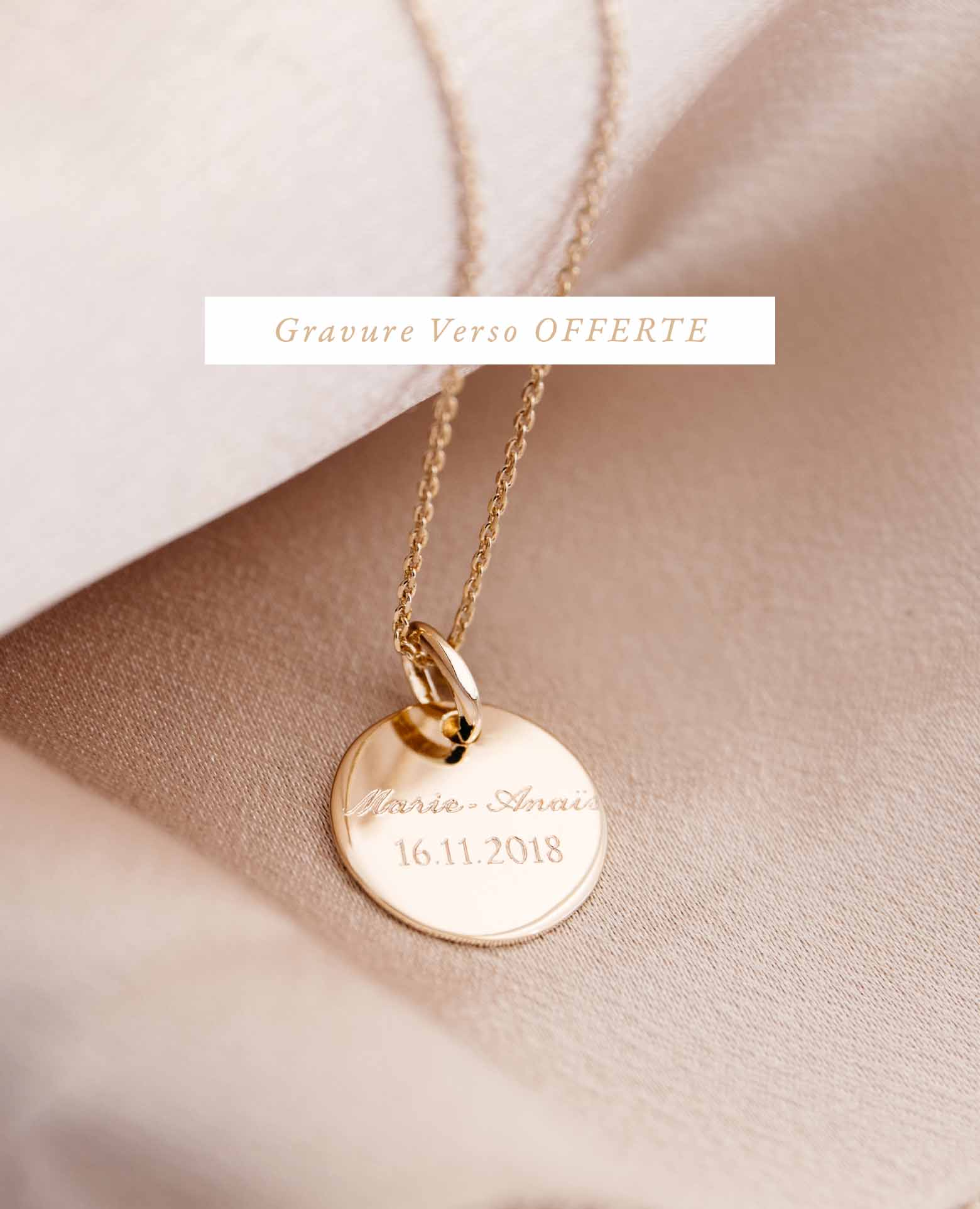 Collier enfant plaqué or Nuée d'étoiles 