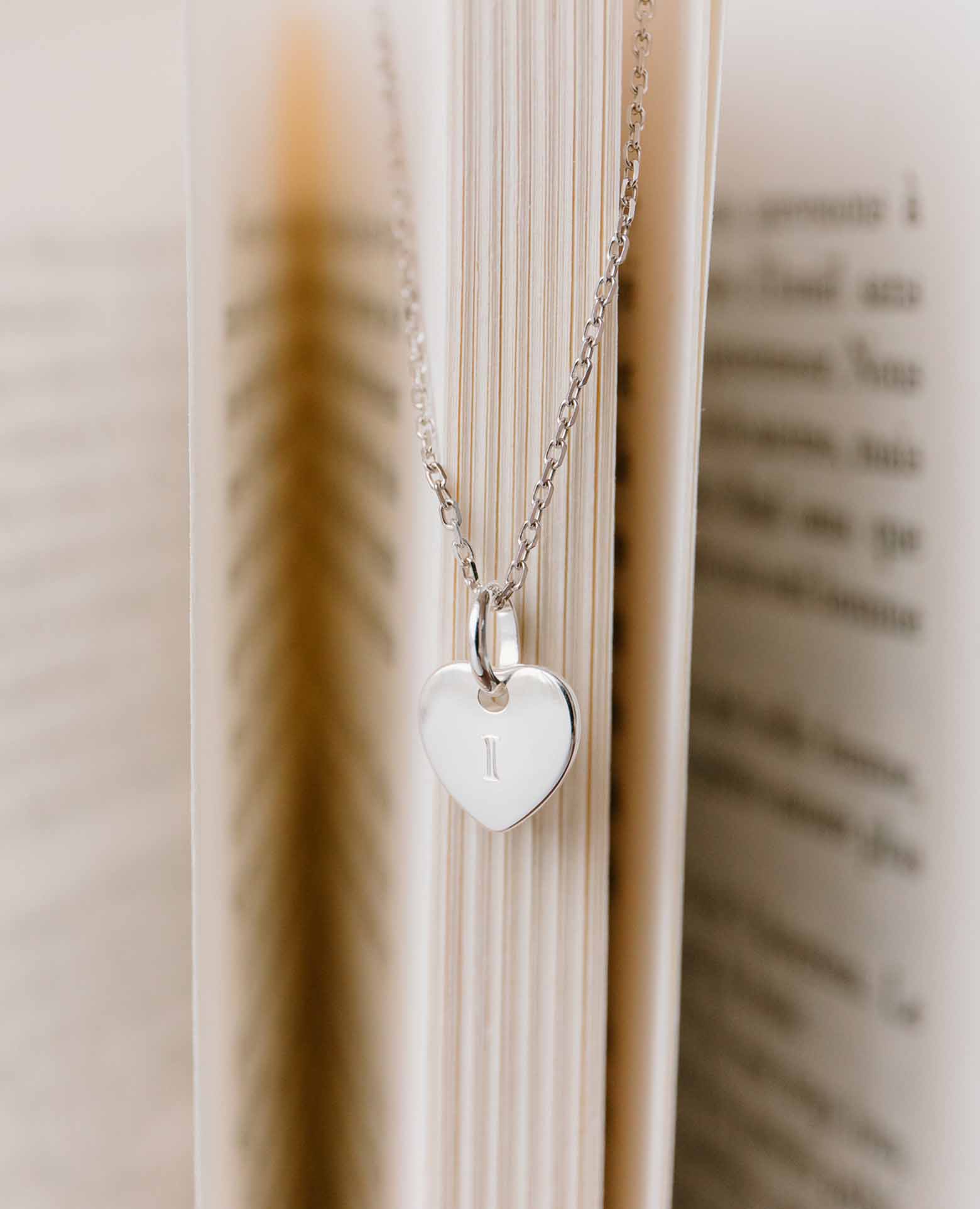 Collier enfant cœur personnalisé Lola argent - Aismée