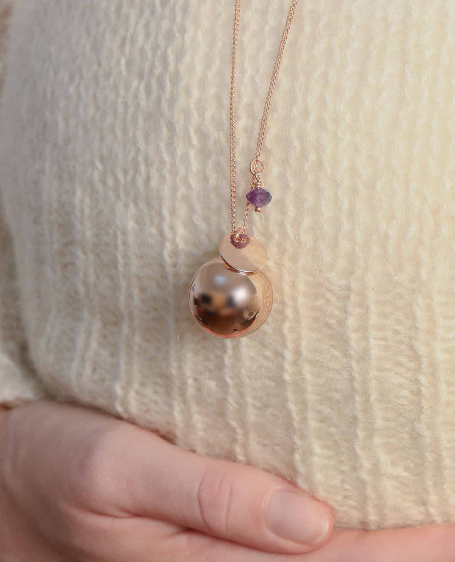 Bola de grossesse<i> Constance</i> avec étoile Or 