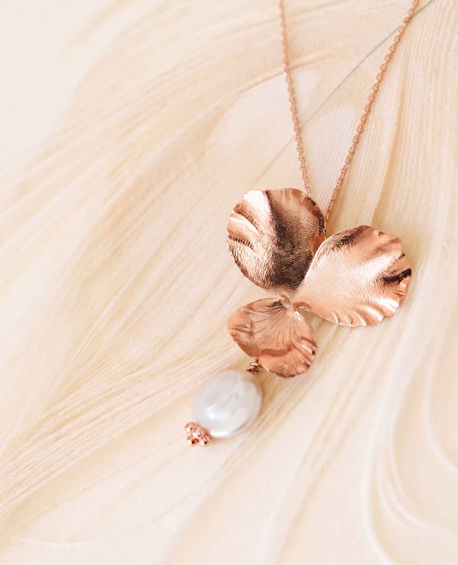 Collier <i>Pensée</i> et sa perle de culture
